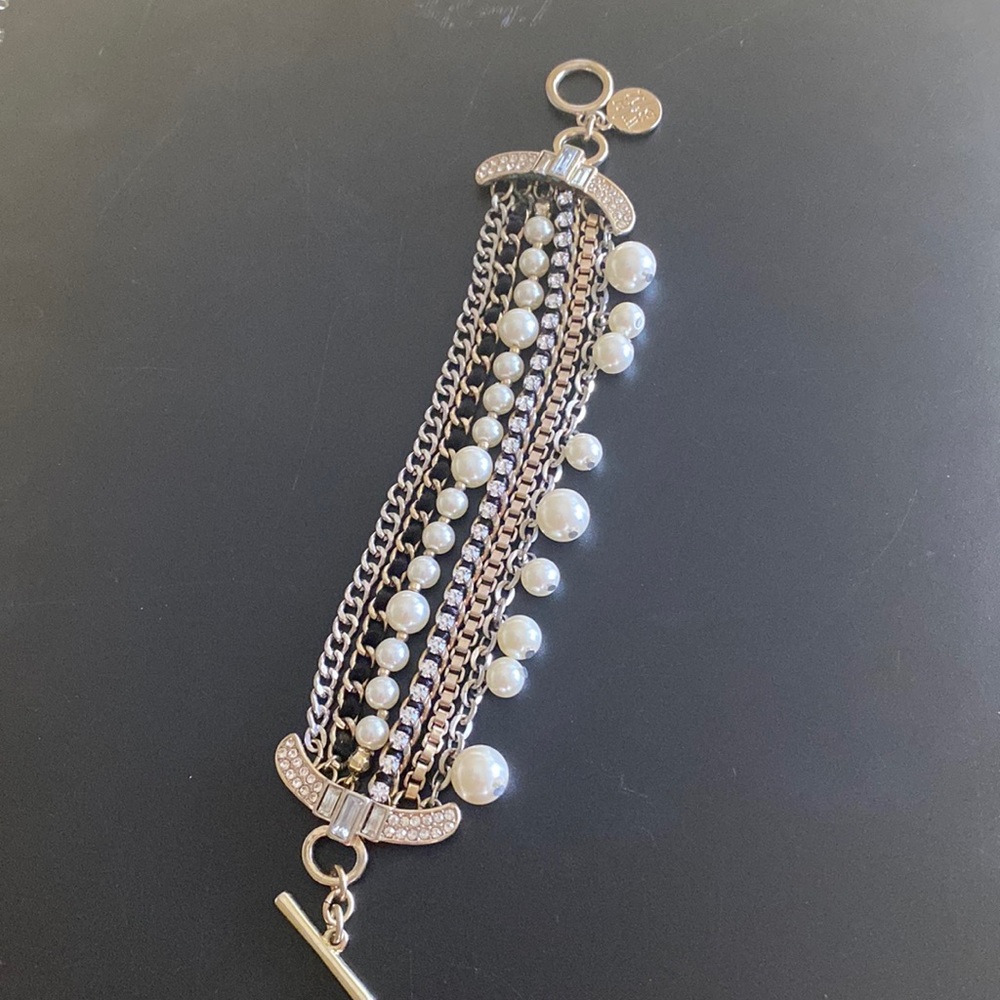 White House Black Market mixed media bracelet